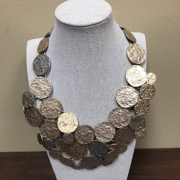Jewelry - Gold and silver tone coin necklace. 20”.